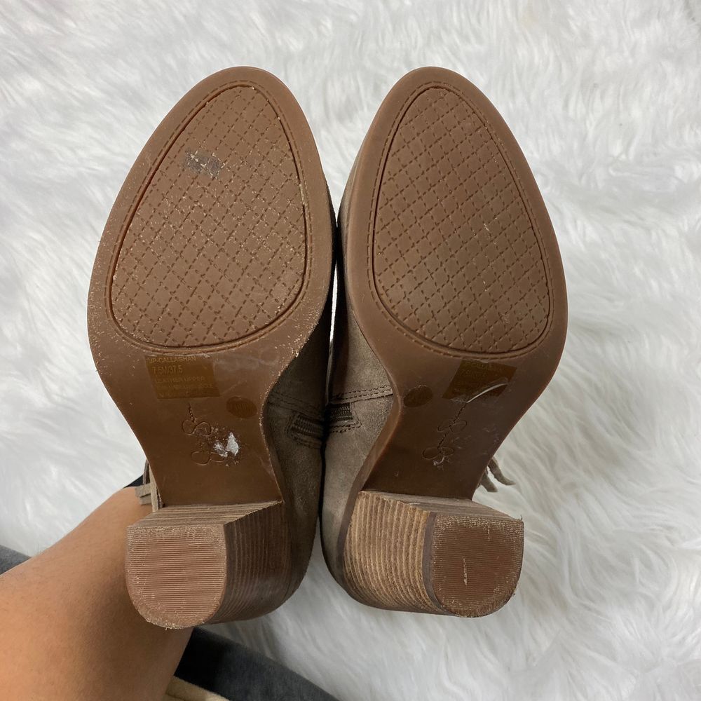 Jessica Simpson Callaghan Fringe Booties Size 7.5 - image 5